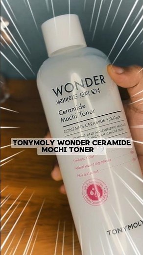 This viral TONYMOLY Wonder Ceramide Mochi Toner is totally worth the hype 🤍