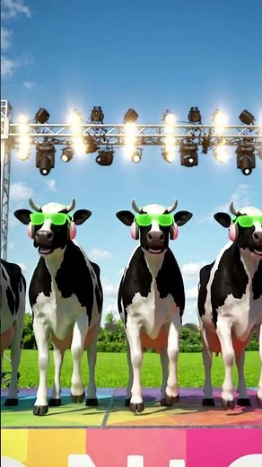 FUNNY COW DANCE 😂 │Cow Song & Cow Videos 2025 | Cow dance mix | funny dancing cow | mooing cow |moo