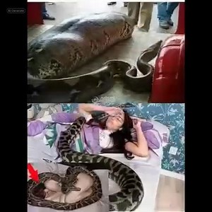 Woman slept with her python every night until the vet showed her a surprising … See more | Andres Collier