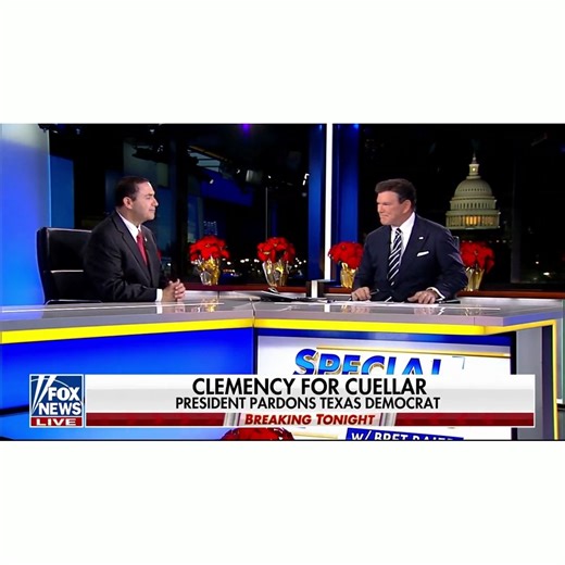 Bret Baier on Instagram: "A @SpecialReport exclusive interview with Congressman @repcuellar following President Trump's announcement to Pardon the Cuellar and his wife. The Cuellars have been awaiting trial on bribery charges brought about under the Biden administration. #FoxNews #BreakingNews #News #SpecialReport"