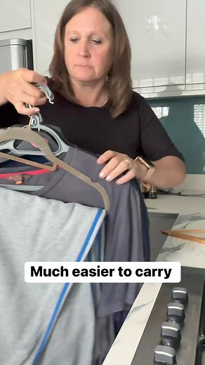 1.1K views | Coat hanger hack how to carry your clothes much easier | Tales from the Test Kitchen | Facebook