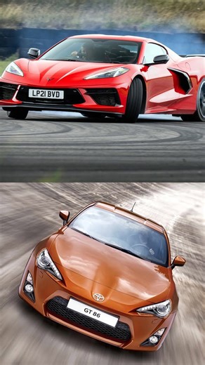 Chevrolet Corvette C8 vs Toyota GT 86