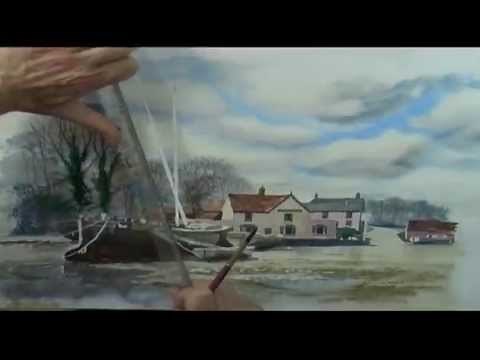 Watercolour Boats and Harbours by Terry Harrison