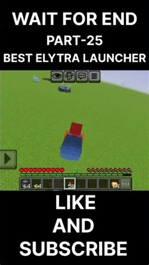 Minecraft Fastest Elytra Launcher! 🚀✨ #Shorts #Part25 #minecraft #sudhirxgaming #gaming