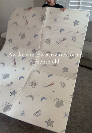 We try to stay busy and get her active on that awake window, we are both learning together 🐣⭐️ #awakewindows #3monthold