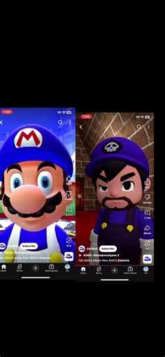 Old smg4 meets new smg4 vs old smg3 meets new smg3 original version ￼