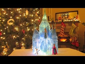 DIY: Papier-mâché Frozen-inspired Ice Castle Tutorial, it lights up!