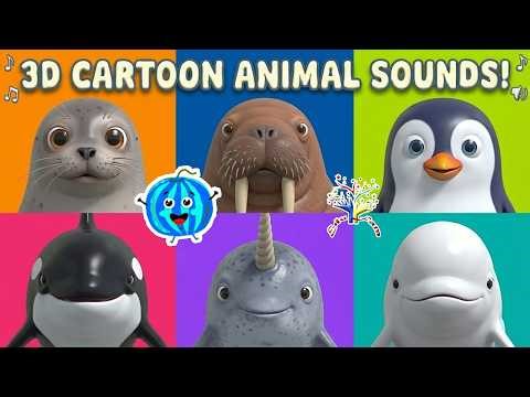 🎵🐮 The Animal Sounds Song! | Seal, Walrus, Penguin, & More | Simple EduFam Learning 🐶🦆🐑🐎