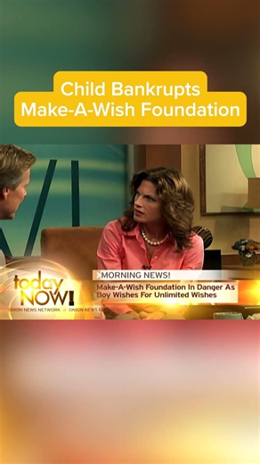 Child Bankrupts Make-A-Wish Foundation