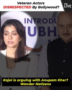 429K views · 1.5K reactions | Veteran Actors DISRESPECTED By Bollywood | From Kajol to Rhea Kapoor From Kajol to Aamir Khan, here are instances where netizens believe senior actors like Javed Akhtar and Anupam Kher weren't respected in Bollywood. #Bollywood #Trending #news | The Live | Facebook