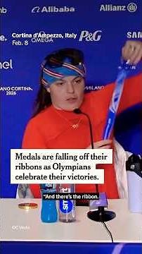 Olympians’ Medals Are Detaching From Their Ribbons
