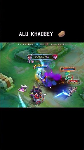 Alu Khaogey 🥔 ft. Gusion 🔥 #mobalegends5v5 #moba5v5pippin #moba5v5Hindi