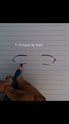 anime eyes drawing tutorial easy art | #shorts #drawing #animeeart #artideas #art #howtodraw