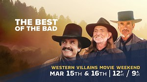 Sheriff, those bad guys are back... Our Western Villains movie weekend kicks off with The Warrant: Breaker's Law, Saturday at 12p ET. | Western Bound