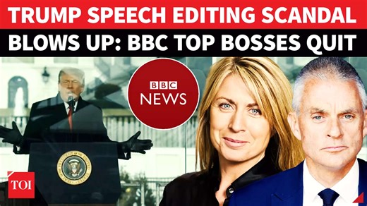 Trump EXPLODES As BBC Top Bosses Admit MISTAKE, Resign After Speech Editing Row | 'Dishonest People'