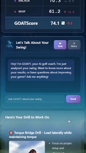 2.5K views · 12 reactions | Ummm, ya. GOATY talks! He doesn't just analyze your swing, recommend the perfect drill for you based on what you're doing right now in your swing, he can even create drills for you on the fly! Ask GOATY anything about your swing. GOATY knows.... GOATY is being rolled out to select golfers who have posted their swings in the Community of RotarySwing.com TODAY! If you want early access to the GOAT of golf instruction, join RotarySwing.com | RotarySwing.com | Facebook