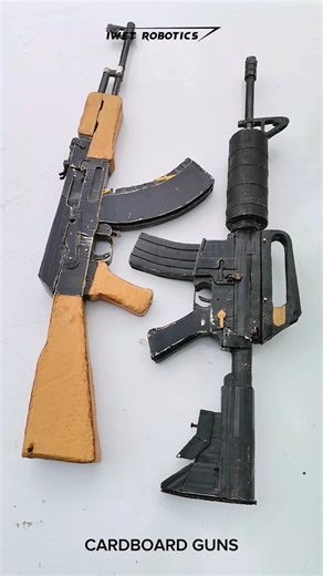 Cardboard AK-47 Weapon Showcase (ASMR)