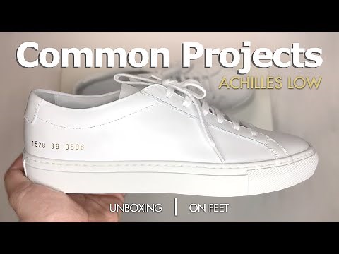 Unboxing: Common Projects Achilles Low | On Feet