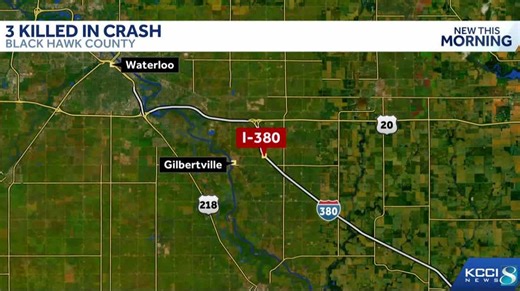 3 dead after head-on crash along Iowa highway