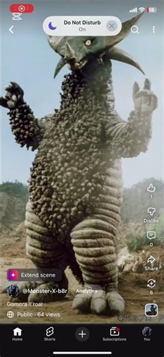 Gomora II modified roars (part 2)