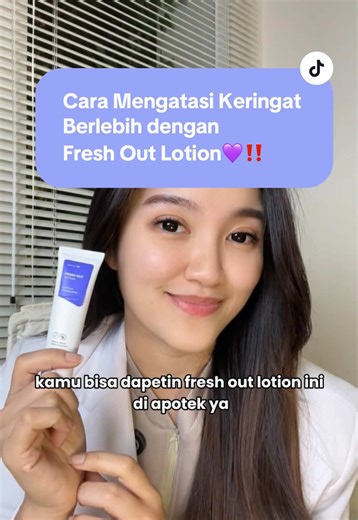 Atasi Keringat Berlebih Gak Cukup Hanya Pakai Deodorant! 😢 Gunakan anti-perspirant yang mengandung Alumunium Chlorohydrate untuk mengatasi permasalahan keringat berlebih. Dermatizen bisa gunakan Fresh Out Lotion, lho! 😍 ❄️ Why you’ll love it: ✔️ Bactericide – membantu melawan bakteri penyebab keringat berlebih ✔️ Fast Acting – bekerja cepat sejak pemakaian ✔️ For Daily Use – aman digunakan sehari-hari ✔️ Non Irritant & Non Greasy – nyaman di kulit & tidak lengket Feel the Fresh with Fresh Out 