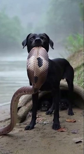 Dog vs. Cobra ⚔️... An Unbelievable Battle to Save Her Puppies! 🔥