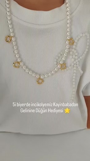 #i̇nci #kolye #i̇nci #bileklik #damatmodeleri❤️ | Parla24769