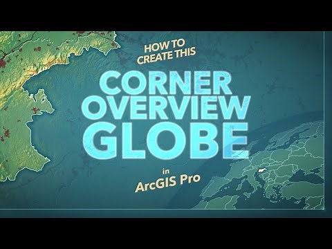 How to Make this Corner Overview Globe in ArcGIS Pro