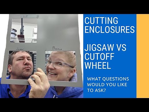 Cutting Holes in Control Panels - Cutoff Wheel vs Jigsaw vs Plasma. Which one Wins