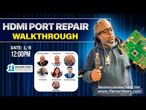 HDMI Port Repair Walkthrough 📱