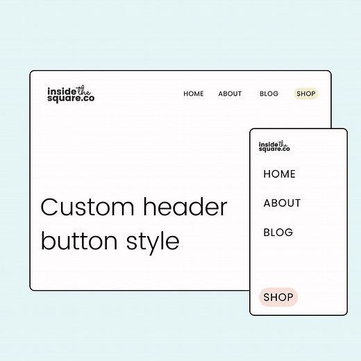 How to Style Squarespace Navigation Buttons (Desktop & Mobile)  — Squarespace Tutorials