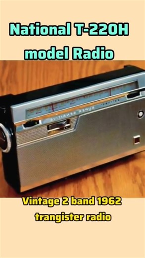 #shortsviral National @T-22oH 2 band AM FM transistor#short trending#viral