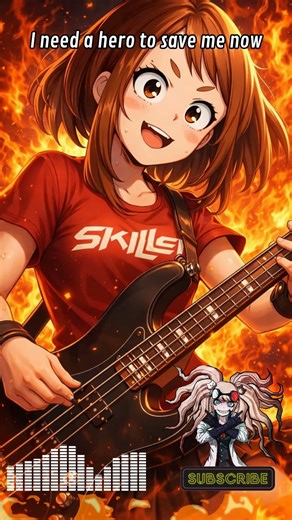 Skillet - Hero (lyrics) #anime #metal #heavymetal #rock #nightcore #music #lyrics