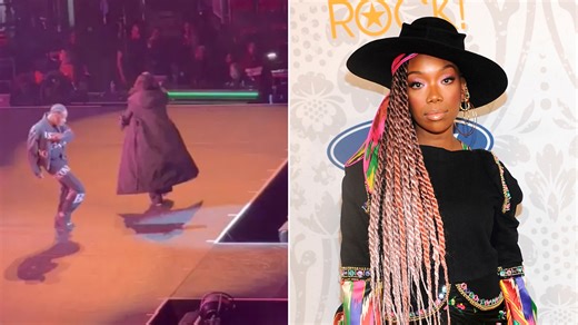 Brandy walks off stage mid-show