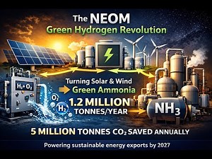 NEOM Green Hydrogen Project Explained | Electrolysers, Intermittency & Green Ammonia #FCYEL #BEE
