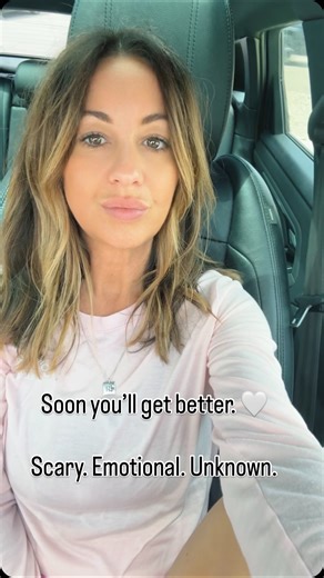 Emma Victoria Johnson on Instagram: "Just came out of my PET scan and sitting in the car feeling all the emotions. The waiting… the unknown… it’s scary today. I’m not okay right now, but I truly believe I will be. If you’re reading this and you’ve ever been in this space too send a little love, a prayer, or a 🤍. We don’t go through hard things alone. Soon I’ll get better 🤍 #cancerjourney #petscan #healingjourney #soonillgetbetter #faithoverfear"