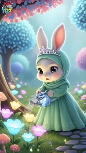 Princess Bunny in Hijab – A Fairytale Scene #viral