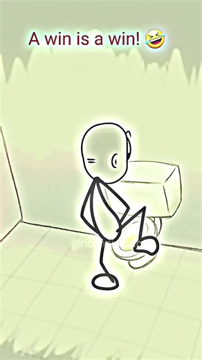 A win is a win 😂 #animation #funnyvideo #4kmemes #cartoon #fyp