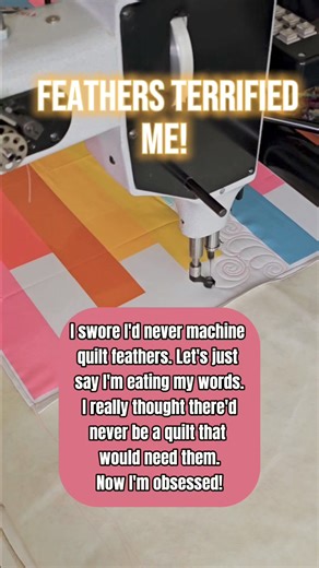 Are you terrified of feathers, too? Trust me, you're not alone! My brand new class, Foundations For Free-Motion Quilting Feathers, launches June 2. Join me and let that fear fall away! Fall in love with machine quilting feathers. 🪡✨ I'll be sharing bonus tips and tricks live on Facebook! Join me there for free! https://facebook.com/events/s/foundations-for-free-motion-qu/1884724765257676/ #QuiltingFearless #FeatherQuilting #MachineQuilting #longarmquilting #foundationsforfreemotionquiltingfeath
