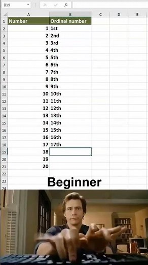 Beginner vs Pro in Excel ‼️