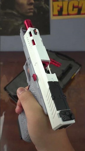 Glock Shell Ejection Soft Bullet Gun #toygun #airsoft #gelblaster #shorts #dartblaster