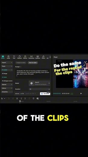 Make Cinematic Videos With ZERO Camera Gear (AI + CapCut Tutorial) #tutorial #edit #photoshop