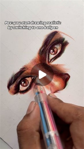 Vaibhav Tiwari | Artist 🖊 on Instagram: "Saved alot of money on expensive Colored pencils after switching to these 8in1 ballpens! I conduct courses every month explaining in scratch, how to use these ballpens!! Link to enroll is in my bio ♥️ . #ballpens #ballpenart #ballpensketch #drawing #ballpendrawing #indianart Ballpen sketch ball pen ballpen art"
