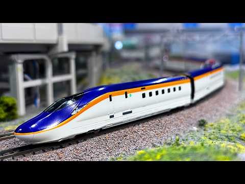 Kato N Scale E8 Shinkansen Unboxing & Test Run at Hobby Center KATO!