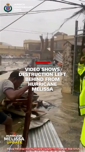 Extensive damage is being reported across southwestern Jamaica, including Black River, which is the capital of St. Elizabeth Parish, with schools, homes, and hospitals affected by Hurricane Melissa. Follow live updates: https://cnn.it/4nuwxfg | CNN