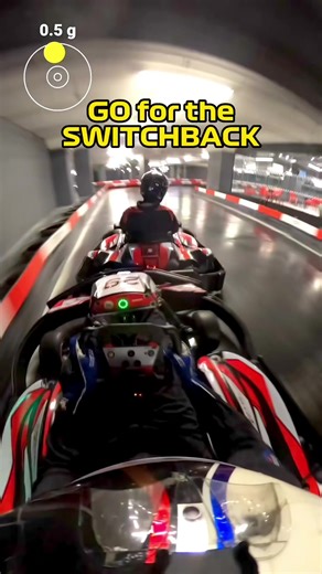 Executing a Switchback Overtake in Karting: F1 Style