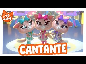 44 Gatos | Latinoamérica | Aprende profesiones | Cherry, la gatita cantante!