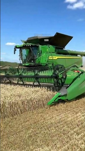 John Deere X9 1100 Combine Harvester | 40ft JD Draper Header Demo