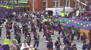 The Langston University Marching Band from Langston, Oklahoma showed off their sounds and moves at the Krewe of Thoth Sunday in New Orleans. | WWLTV