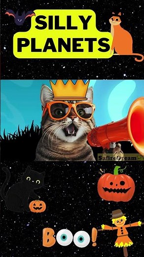 👻JOURNEY THROUGH THE SOLAR SYSTEM for kids 🎃 Halloween Solar System‪@safiredream-EducationalVideos‬